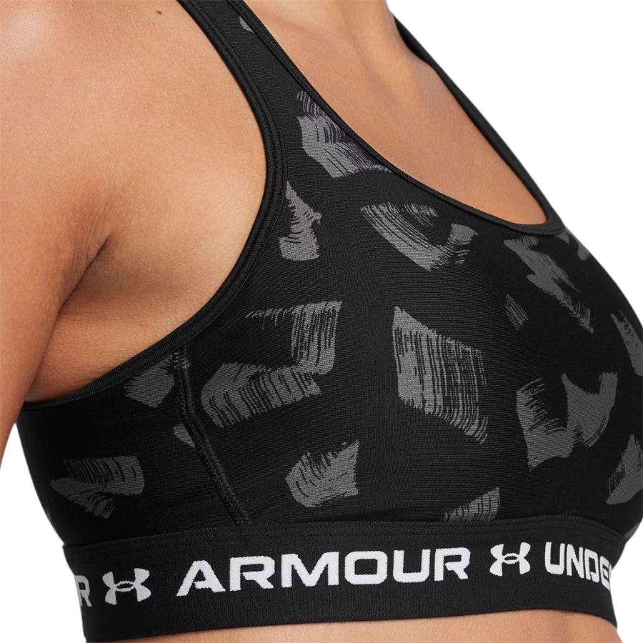 Reggiseno sportivo Armour Mid Crossback Printed da donna Under Armour | 13610420009